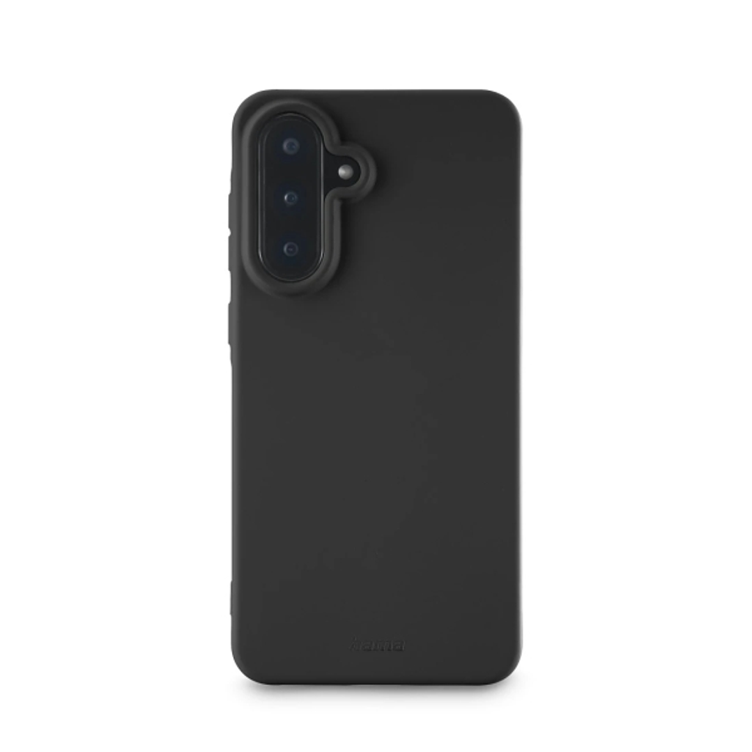 Hama Fantastic Feel Funda para Samsung Galaxy A26 5G - Antiadherente Anti-Suciedad - Poliuretano Termoplastico - Bordes Elevados - Color Azul y Negro 1