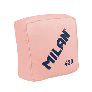 Milan Coleccion 430 Cojin con Forma y Color de la Goma de borrar Milan 430 - Medidas 35x35x16cm - Color Rosa