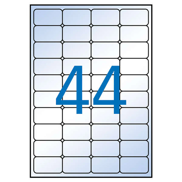 Apli Pack de 440 Etiquetas Transparentes Permanentes 48.5 x 25.4mm 1