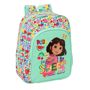 Safta Dora Mochila Infantil - Adaptable a Carro - Portabotellas - Hombreras Ergonomicas - Acolchadas y Comodas - Bolsillo Frontal - 10L - 260x110x340m