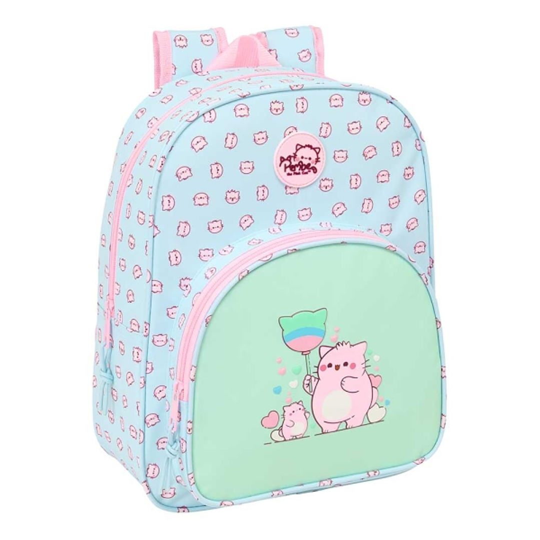 Safta Pembe The Pink Cat Mochila Infantil - Adaptable a Carro - Portabotellas - Hombreras Ergonomicas - Bolsillo Frontal - 10L - 260x110x340mm - Color 1