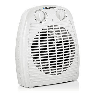 Blaupunkt Calefactor Portatil - Potencia 2000W - Temperatura Regulable - Funcion Ventilador - Termostato - Color Blanco
