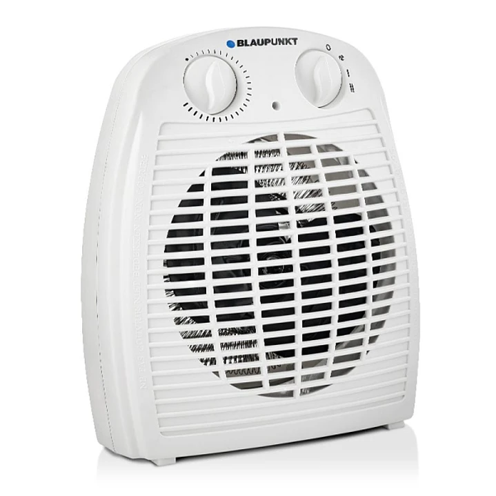 Blaupunkt Calefactor Portatil - Potencia 2000W - Temperatura Regulable - Funcion Ventilador - Termostato - Color Blanco 1