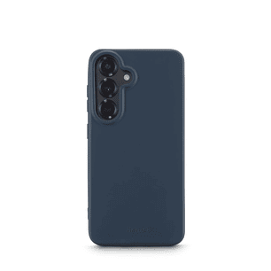 Hama Fantastic Feel Funda para Samsung Galaxy S25 - Antiadherente Anti-Suciedad - Poliuretano Termoplastico - Bordes Elevados - Color Azul