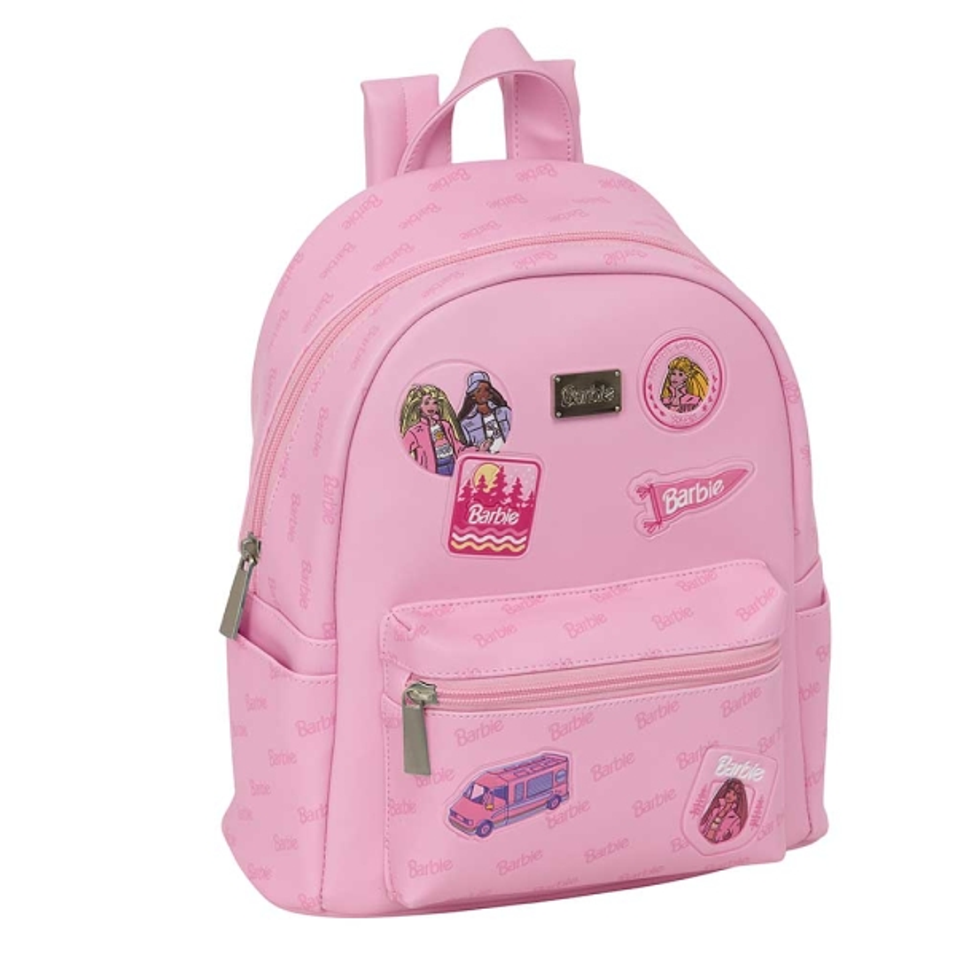 Safta Barbie Mini Mochila - Bolsillo Frontal - Cremallera Doble - Interior Forrado - Hombreras Ajustables - Asa Superior - 9L - 240x120x280mm - Color  1