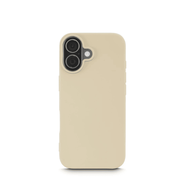 Hama Fantastic Feel Funda para iPhone 17 - Poliuretano Termoplastico - Bordes Elevados - Color Beige 1