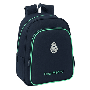 Safta Real Madrid 2ª Equipacion 25/26 Mochila Infantil - Adaptable a Carro - Portabotellas - Hombreras Acolchadas - Bolsillo Frontal - Asa Superior - 