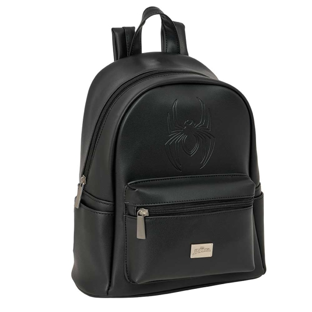 Safta Spider-Man Mini Mochila - Cremallera - Bolsillo Frontal - Bolsillo Lateral - Interior Forrado - Hombreras Ajustables - Asa Superior - 9L - 240x1 1