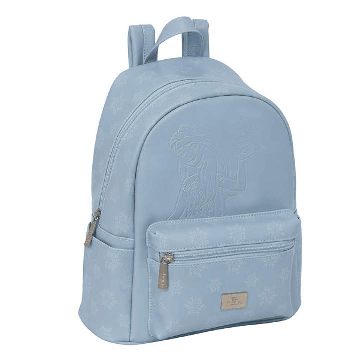 Safta Frozen Mini Mochila - Bolsillo Frontal - Cremalleras con Doble Tirador - Bolsillo Lateral - Interior Forrado - Hombreras Ajustables - Asa Superi 1