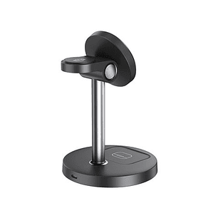 XO CX038 Cargador Inalambrico Magnetico Rapido - 15W - Sujecion Magnetica - Color Negro