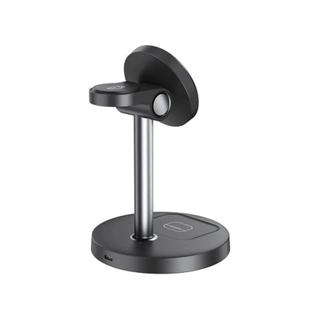 XO CX038 Cargador Inalambrico Magnetico Rapido - 15W - Sujecion Magnetica - Color Negro 1