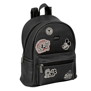 Safta Mickey Mouse Mini Mochila - Cremallera - Bolsillo Frontal - Tirador Doble - Bolsillo Lateral - Interior Forrado - Hombreras Ajustables - Asa Sup