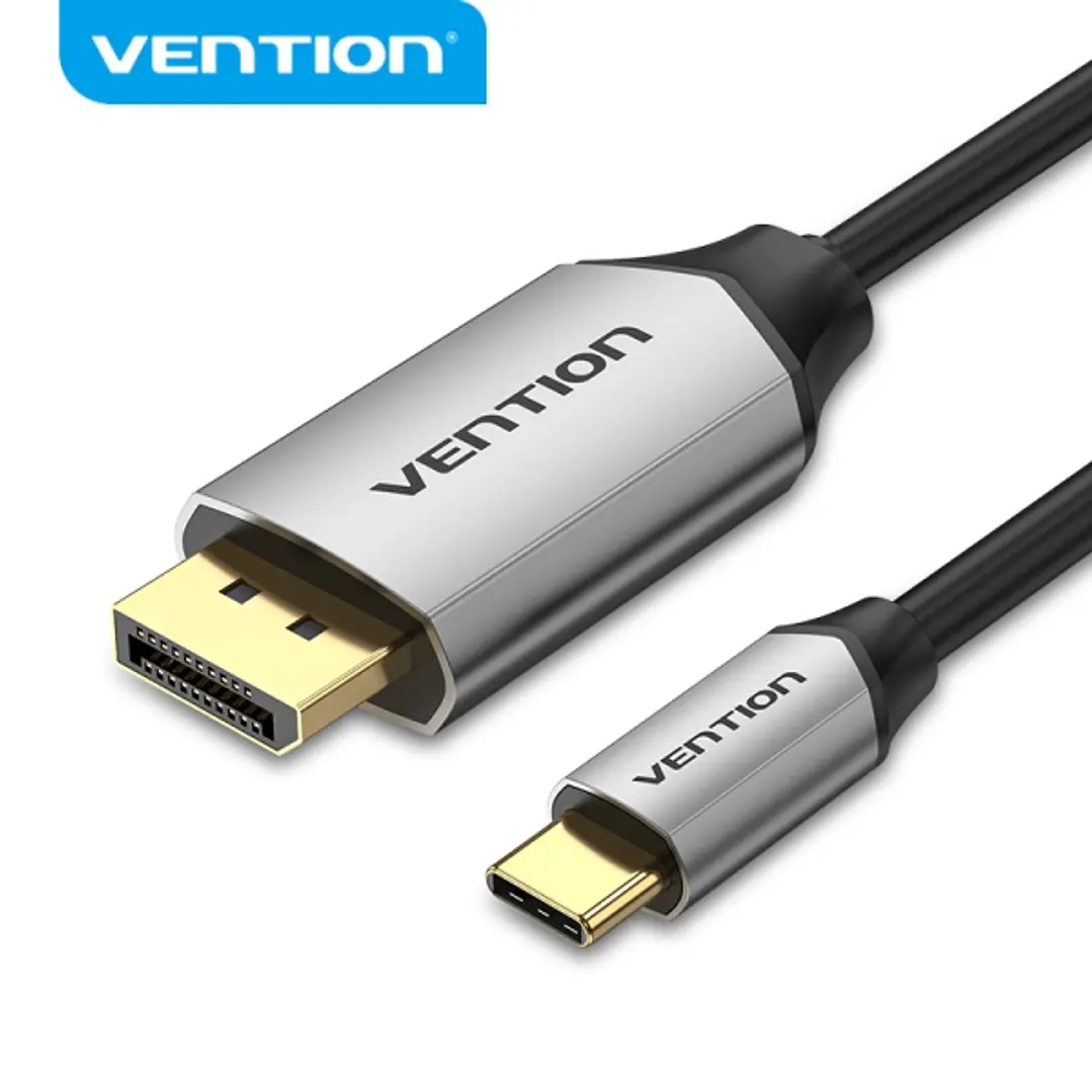 Vention Adaptador USB-C a DisplayPort - Conexion Estable y Rapida - Color Negro 1