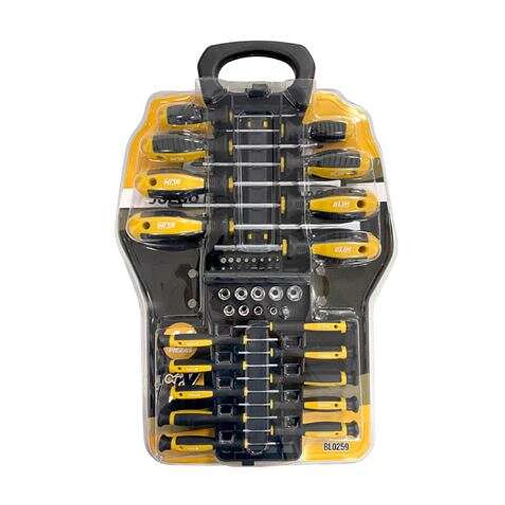 Blim Juego 44 Piezas Destornilladores, Vasos y Puntas 1