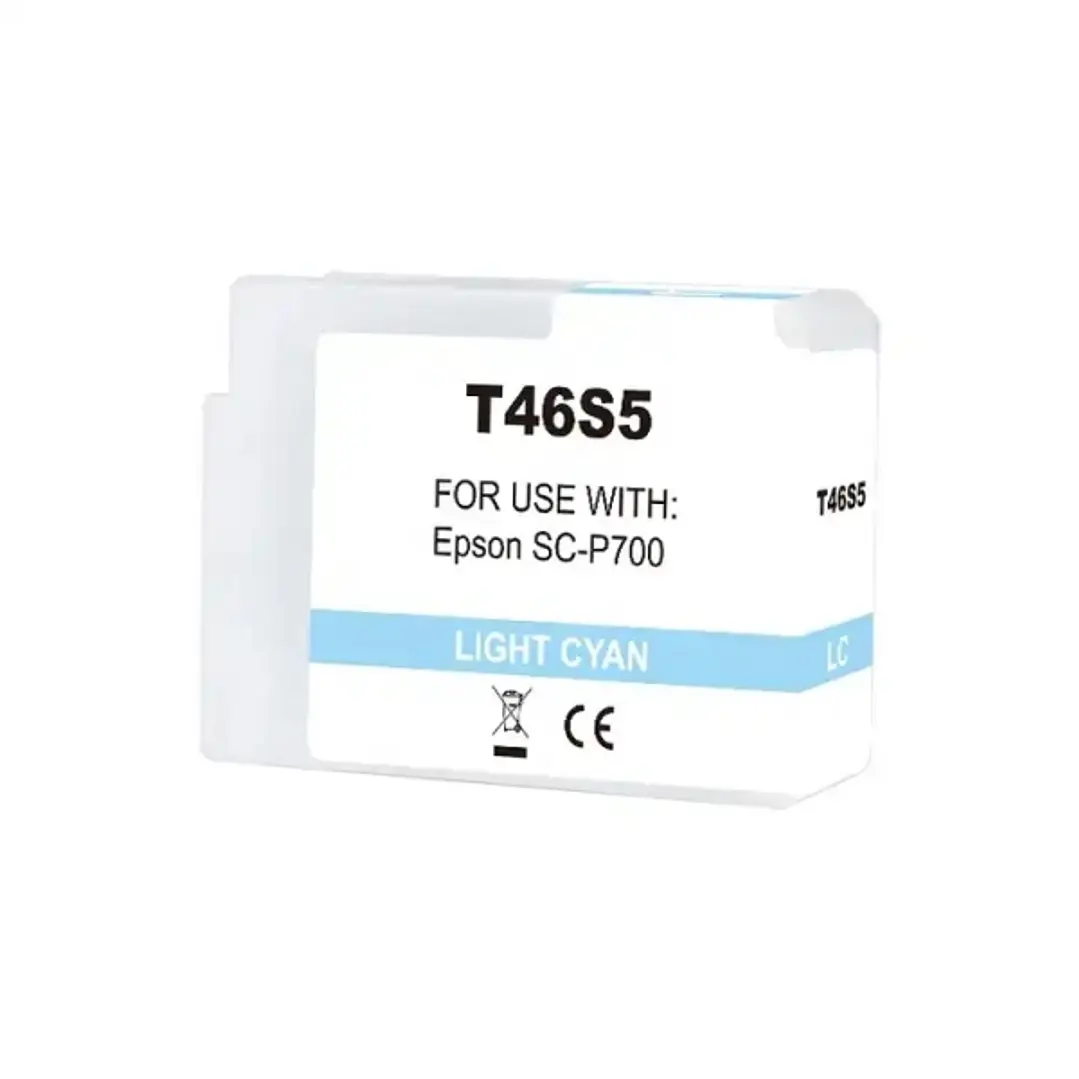 Epson T46S5 Cyan Light Cartucho de Tinta Pigmentada Generico - Reemplaza C13T46S500 1