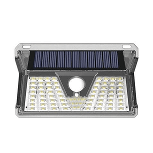 Elbat Aplique Led Solar - 260LM - Luz Fria 6500K - Sensor de Movimiento - Bateria 1200mAh