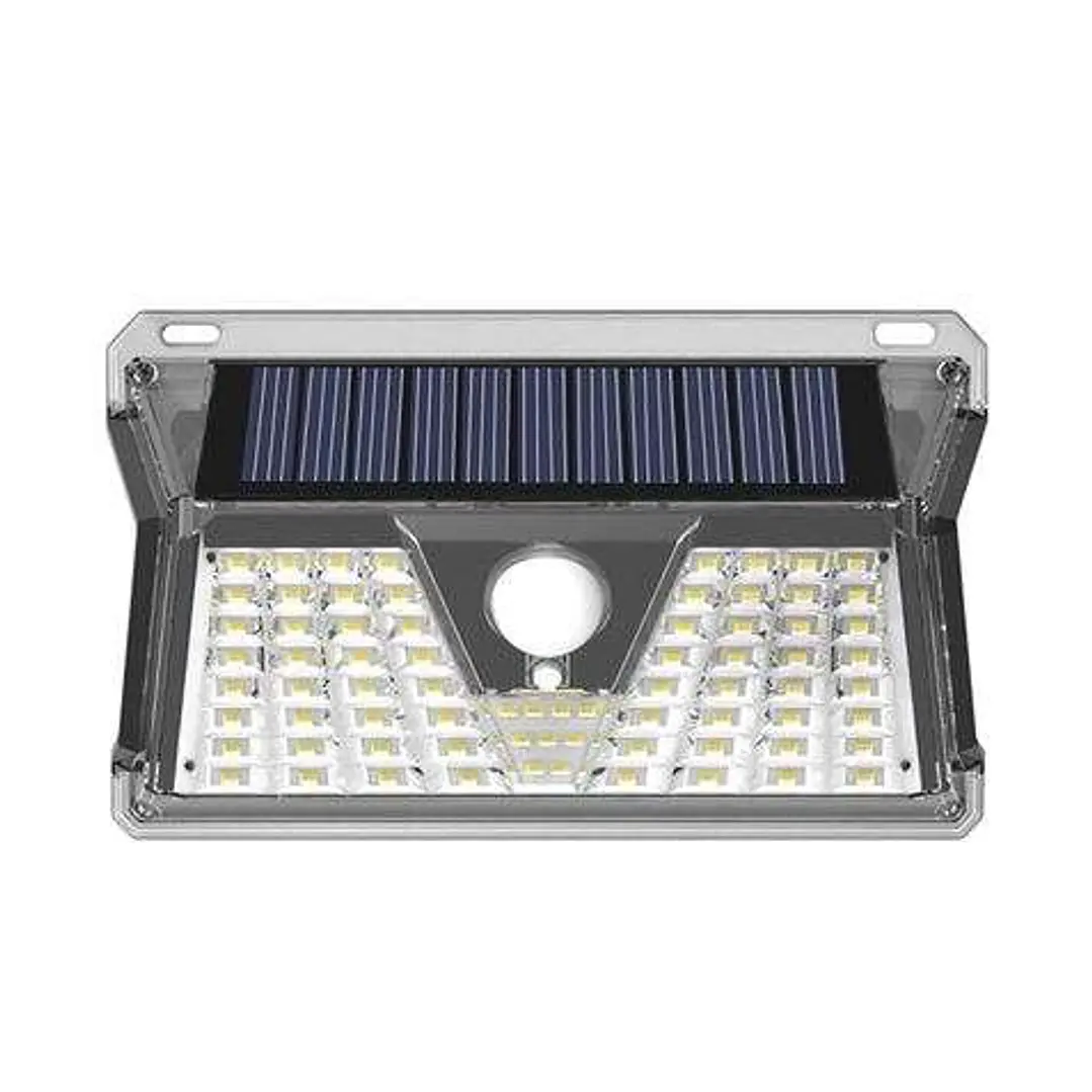 Elbat Aplique Led Solar - 260LM - Luz Fria 6500K - Sensor de Movimiento - Bateria 1200mAh 1