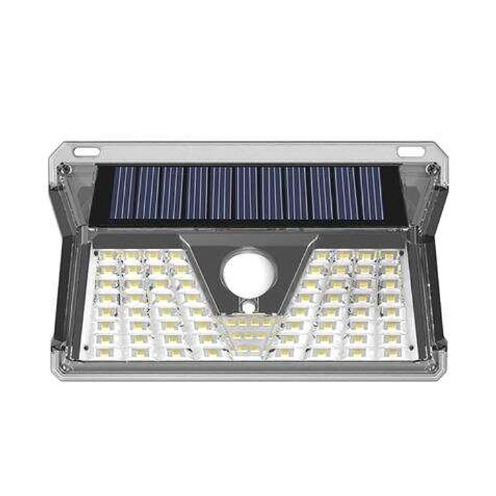 Elbat Aplique Led Solar - 260LM - Luz Fria 6500K - Sensor de Movimiento - Bateria 1200mAh 1