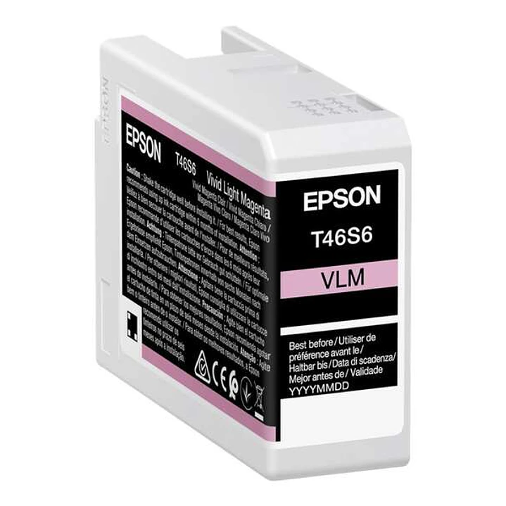 Epson T46S6 Magenta Light Vivido Cartucho de Tinta Original - C13T46S600 1