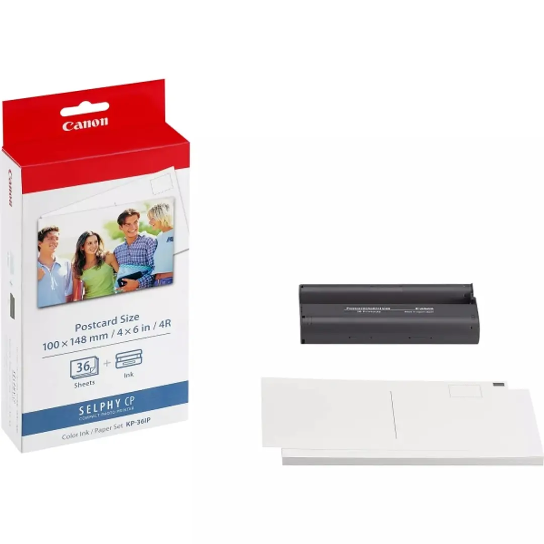 Canon KP-36IP Pack de Tinta Original y 36 Hojas Papel Fotografico, 100x148 mm - 7737A001 1