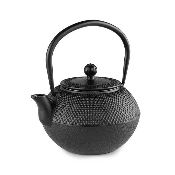 Orbegozo TTH Tetera Tetsubin Hierro Fundido - Capacidad 1200ml - Interior Esmaltado - Filtro de Acero Inoxidable - Apta para Todo Tipo de Fuegos Disfr 1