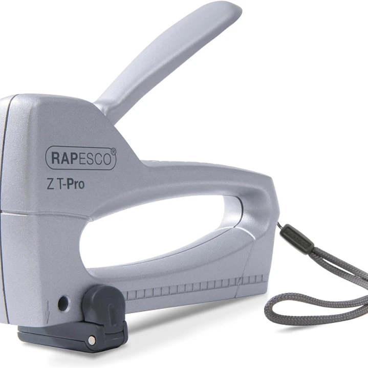 Rapesco Z T-Pro Clavadora/Grapadora - Para Grapas 53/6-8mm - Bloqueo del Mando - Visor del Nivel de Grapas - Color Plata 1