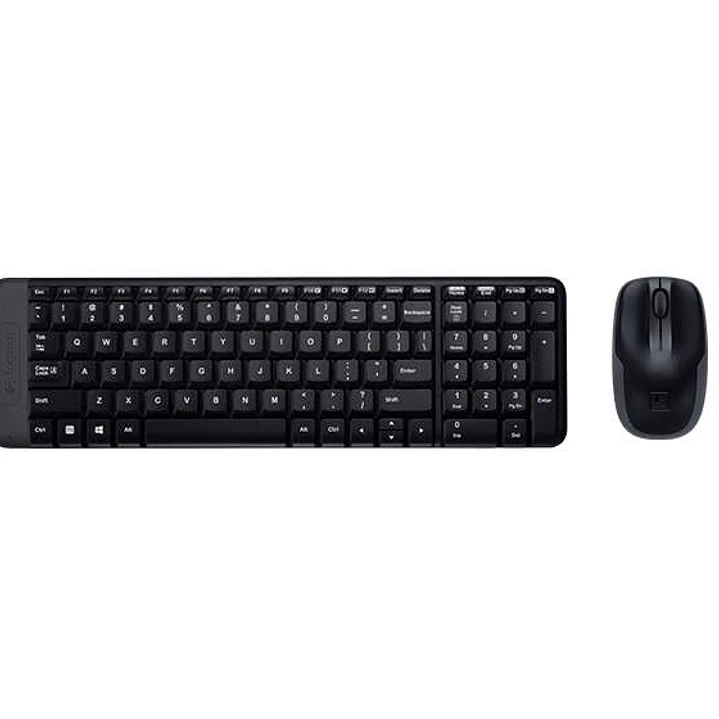 Logitech MK220 Pack Inalambrico Teclado K220 + Raton M150 3 Botones - Uso Ambidiestro - Color Negro 1