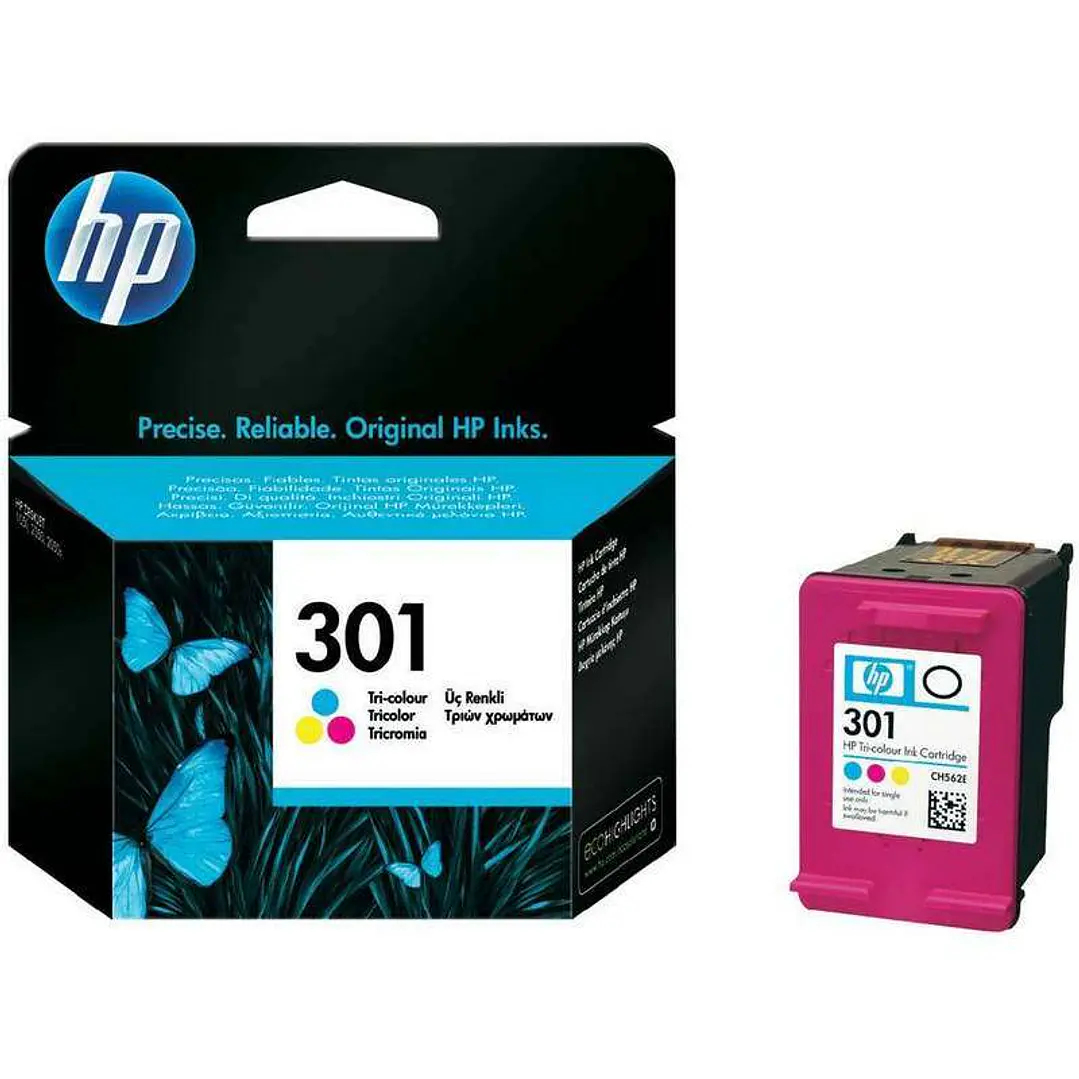 HP 301 Color Cartucho de Tinta Original - CH562EE 1