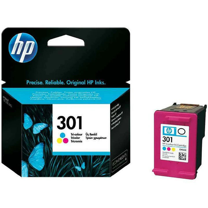 HP 301 Color Cartucho de Tinta Original - CH562EE 1