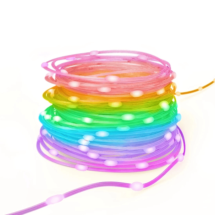 Hama Tira LED RGB Inteligente - Longitud 10m - IP65 - Cable de Alimentacion de 1.5m - WiFi - Multicolor 1