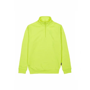 Upower Tautra Sudadera de Trabajo Confortable y Duradera - Talla 2XL - Polialgodon Perchado, Media Cremallera, Manga Redonda, Cuello Ajustable, Protec