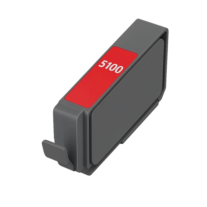 Canon PFI5100 Rojo Cartucho de Tinta Pigmentada Generico - Reemplaza PFI5100R/6958C001 1