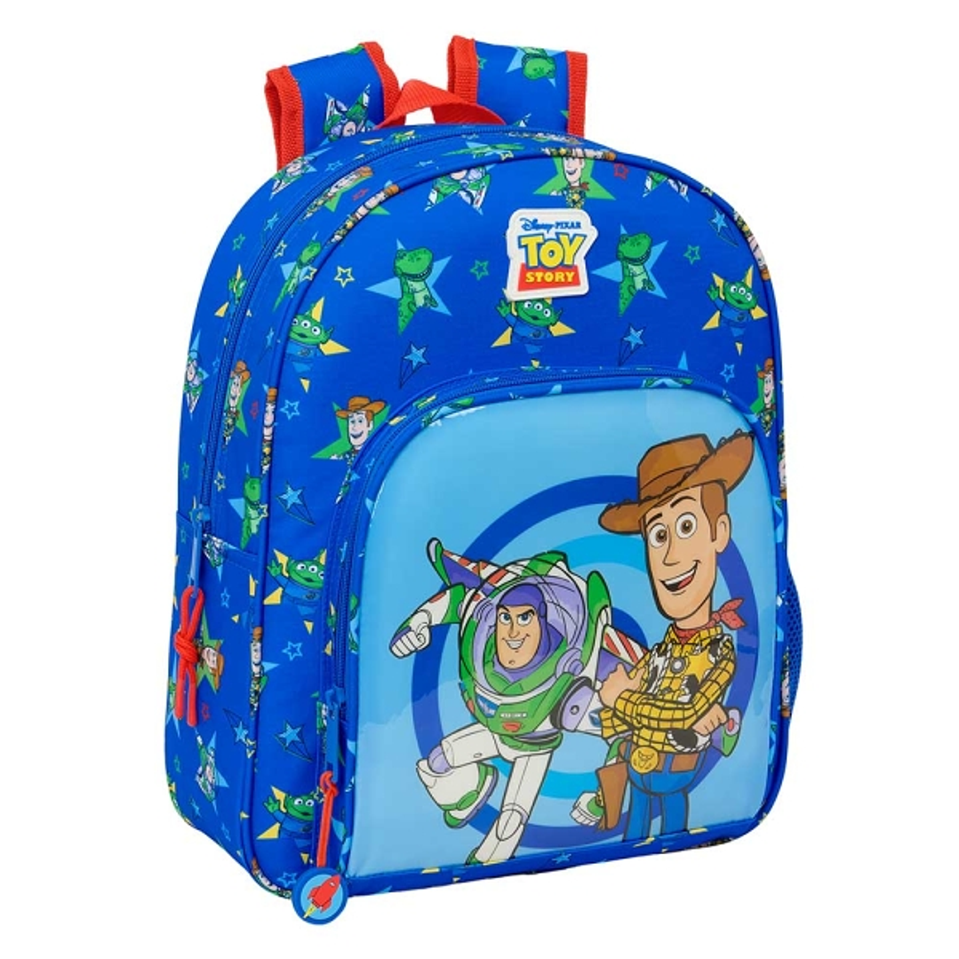Safta Toy Story Good Vibes Mochila Infantil - Adaptable a Carro - Bolsillos Laterales - Hombreras Acolchadas - Bolsillo Frontal - Asa Superior - 9.5L  1