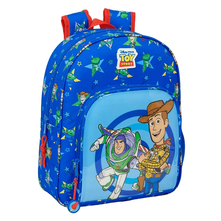 Safta Toy Story Good Vibes Mochila Infantil - Adaptable a Carro - Bolsillos Laterales - Hombreras Acolchadas - Bolsillo Frontal - Asa Superior - 9.5L  1