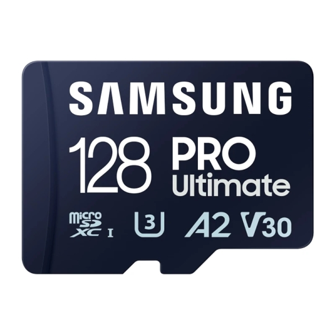 Samsung PRO Ultimate Tarjeta Micro SDXC 128GB UHS-I U3 A2 V30 con Adaptador SD 1