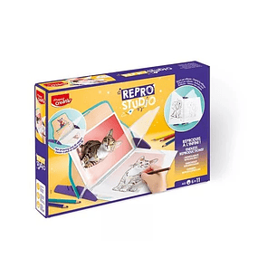 Maped Repro'Studio Kit de Dibujo Creativo, Tecnica de Imagen Especular - Para Niños a partir de 6 Años