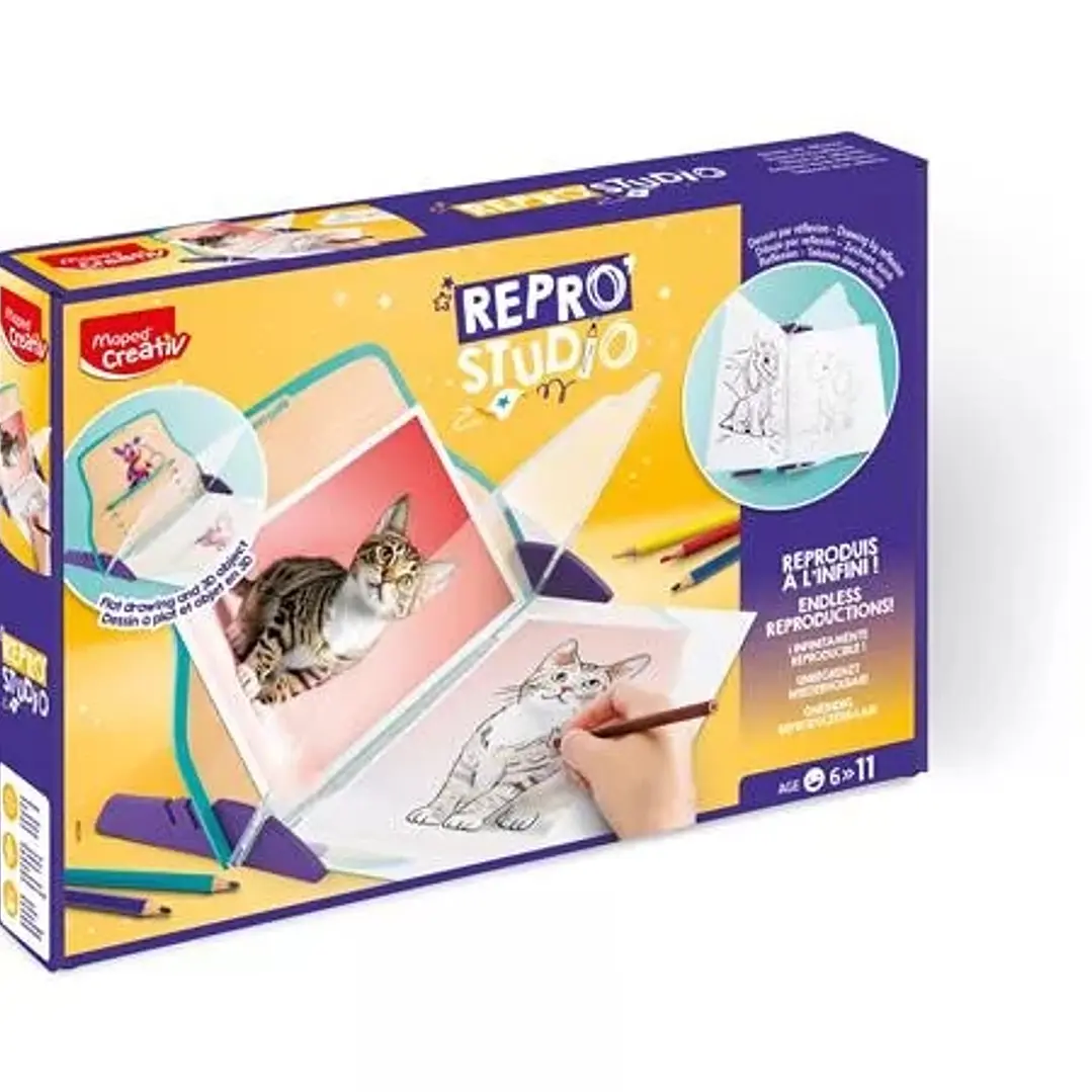 Maped Repro'Studio Kit de Dibujo Creativo, Tecnica de Imagen Especular - Para Niños a partir de 6 Años 1