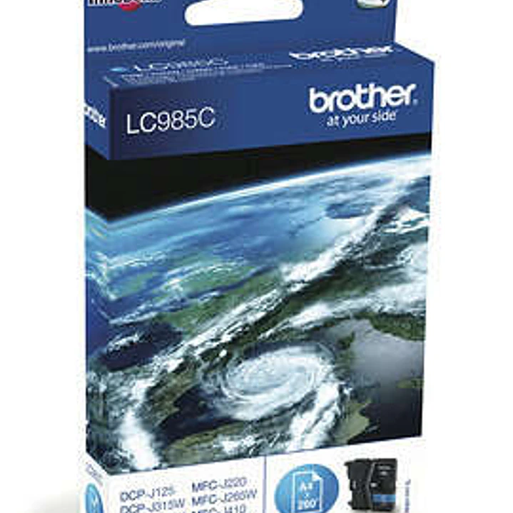 Brother LC985 Cyan Cartucho de Tinta Original - LC985CBP 1