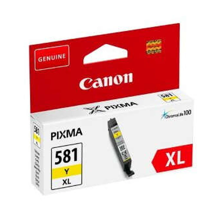 Canon CLI581XL Amarillo Cartucho de Tinta Original - 2051C001 1
