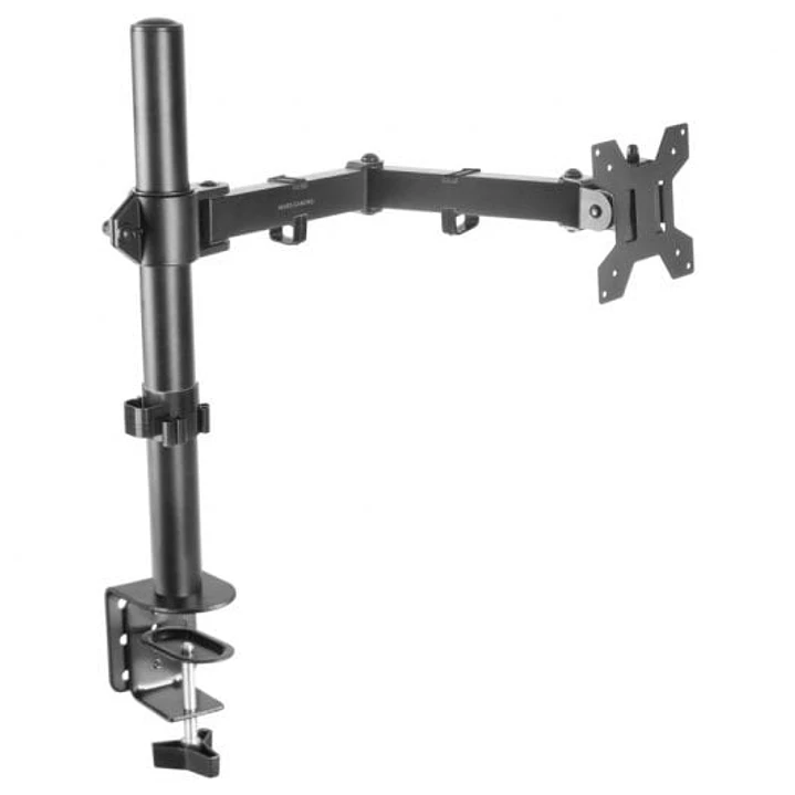 Mars Gaming MARM1 Soporte de Monitor - Ajuste Personalizado - Brazo Articulado - Gestion de Cables - Instalacion VESA Rapida - Color Negro 1