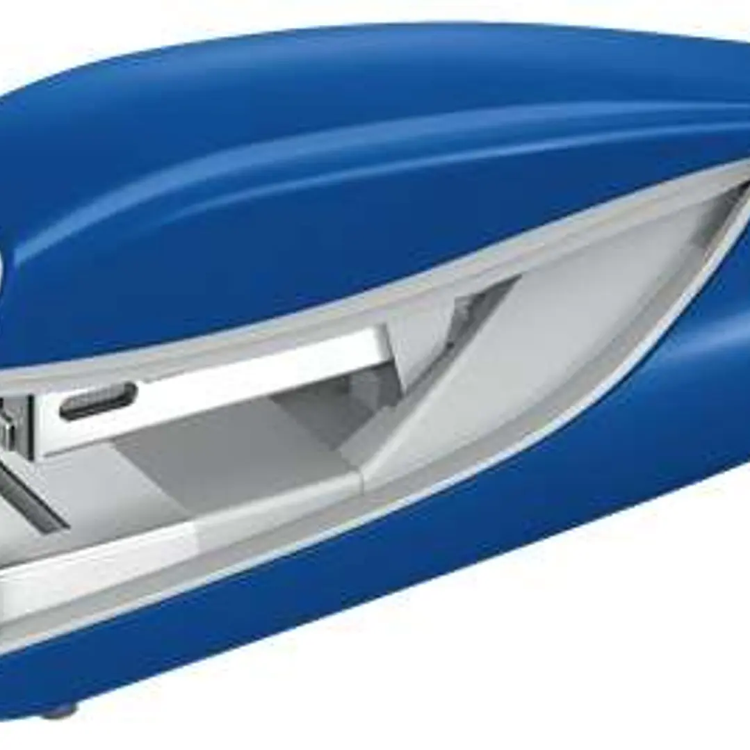 Petrus 236 Grapadora Metalica - Hasta 30 Hojas - Grapado Plano puede ser Clavado - Color Azul 1