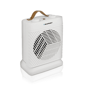 Blaupunkt Calefactor Portatil - Potencia 2000W - Temperatura Regulable - Antideslizante - Funcion Ventilador - Termostato - Oscilante - Color Blanco