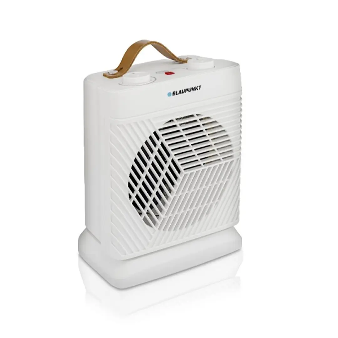Blaupunkt Calefactor Portatil - Potencia 2000W - Temperatura Regulable - Antideslizante - Funcion Ventilador - Termostato - Oscilante - Color Blanco 1