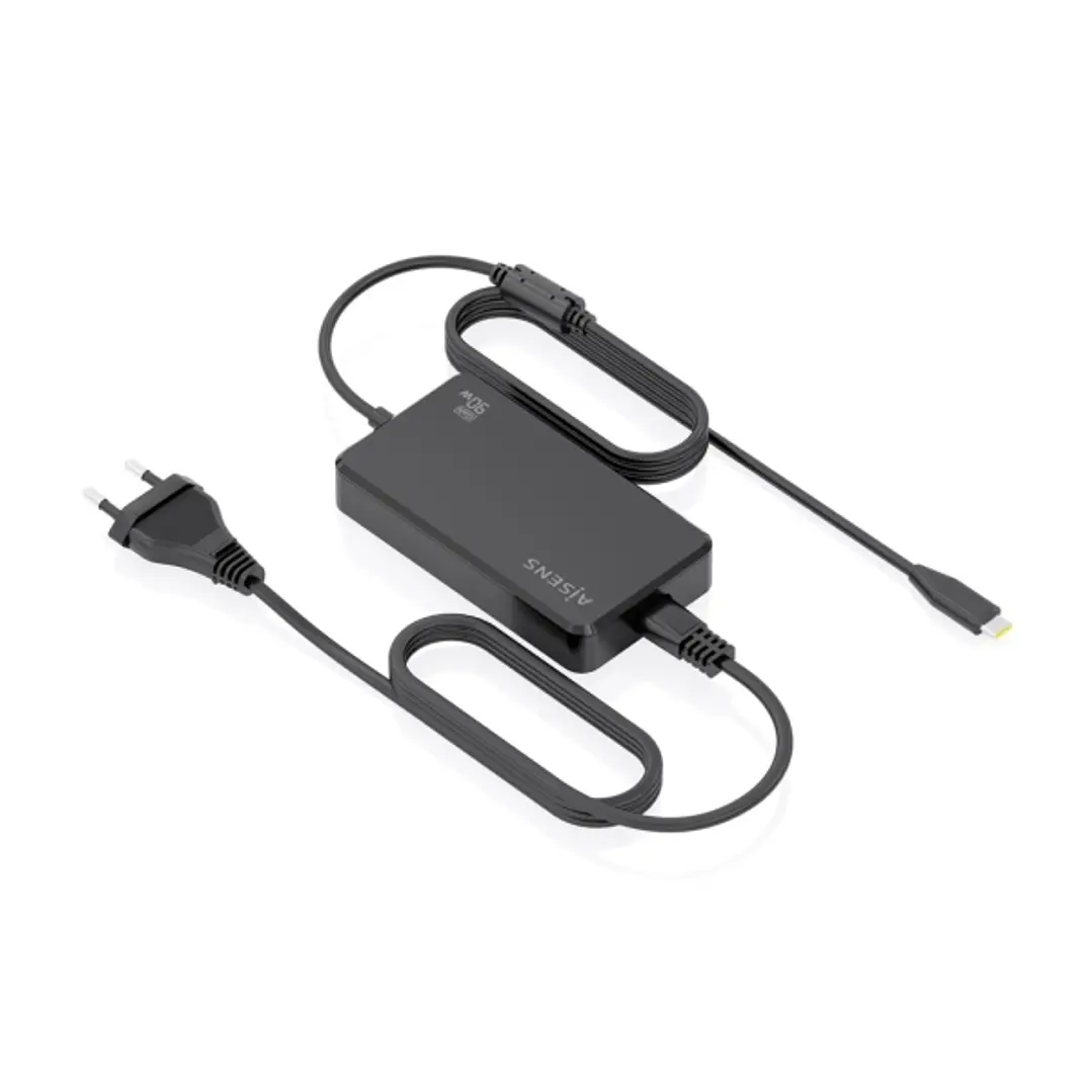 Aisens Cargador de Portatil GaN USB-C/PD 90W - Cable de 1.80m - Color Negro 1