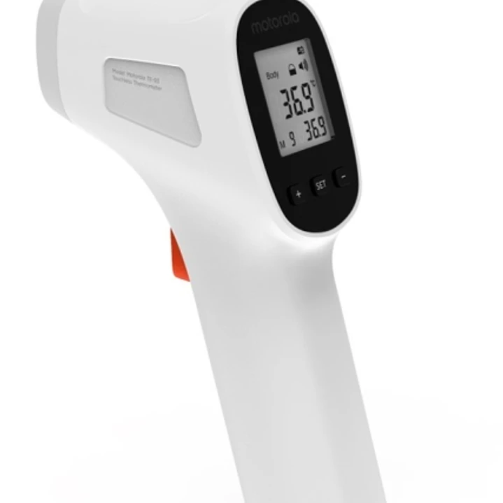 Motorola Nursery TE 93 Termometro sin Contacto - Pantalla Iluminada - Alerta de Fiebre - Color Blanco 1