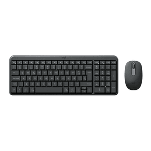 Logitech MK250 Compact Bluetooth Wireless Combo Pack Inalambrico + Raton - Uso Ambidiestro - Indicadores Led - Color Negro