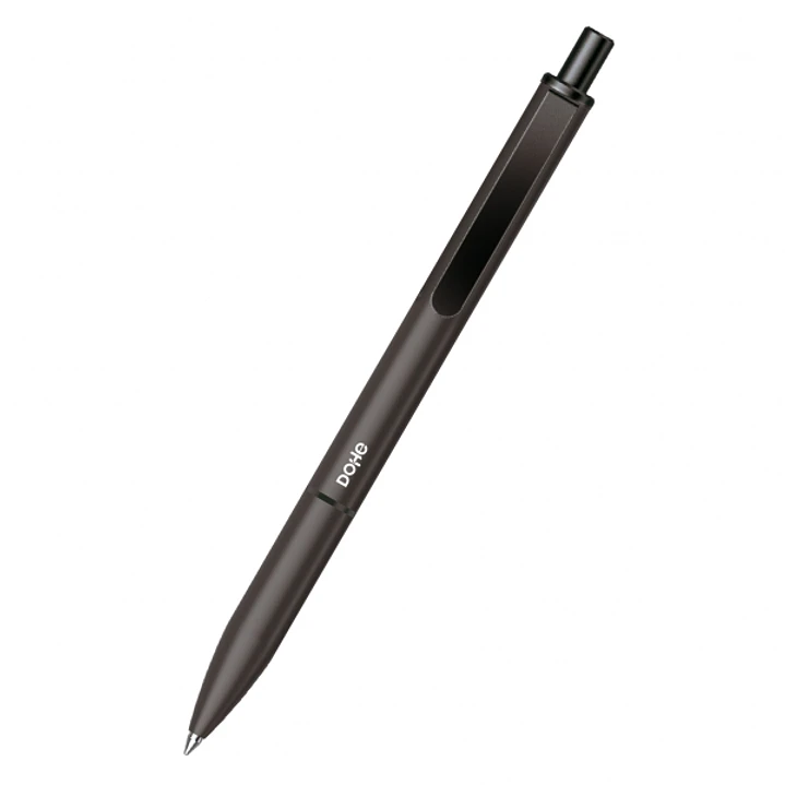 Dohe Elegance Pack de 4 Boligrafos - Punta Fina de 0,5mm - Fabricados en  Aluminio - Tacto Soft - Color Negro 1