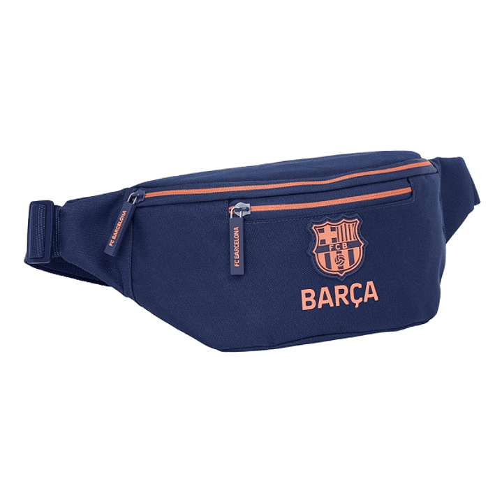 Safta F.C.Barcelona 2ª Equipacion Bolsa de Cintura - Cremallera - Cintas Ajustables - 2.49L - Material Resistente - 230x90x120mm - Color Azul Marino 1