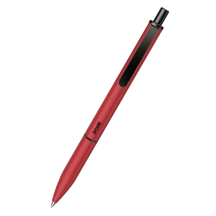 Dohe Elegance Pack de 4 Boligrafos - Punta Fina de 0,5mm - Fabricados en  Aluminio - Tacto Soft - Color Burdeos 1