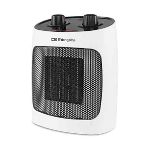 Orbegozo CR 5031 Calefactor Ceramico Compacto - Potencia 2000W - Elemento Calefactor Ceramico PTC - 3 Modos de Funcionamiento - Proteccion Antivuelco 